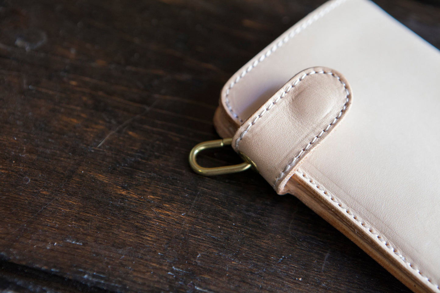 Natural Vegetable Tanned Vegtan Mid-Wallet Snap Bifold Version 3!