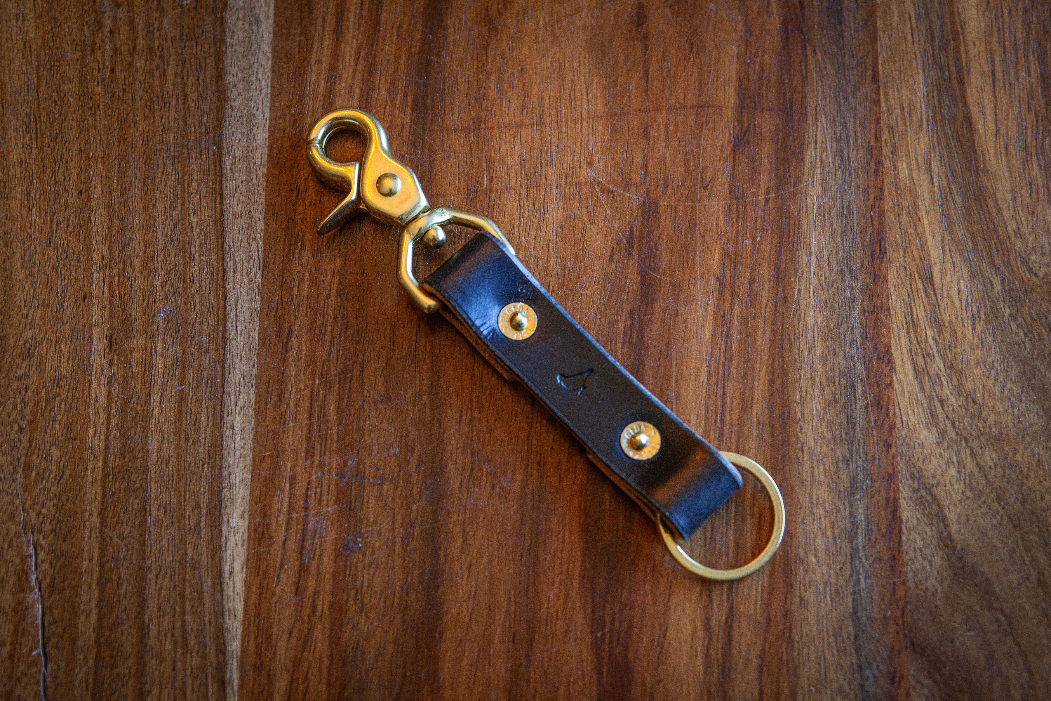 Bloop Keychains Black Bridle Simple Belt Loop Keychain – Pigeon Tree