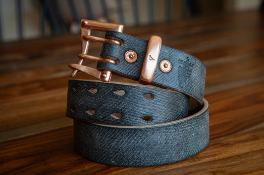 Numbered Limited Edition - Japanese Copper & J&FJ Black Crosshatch Grain