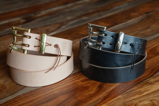 Pigeon Tree Belt Starter Pack- Black & Vegtan