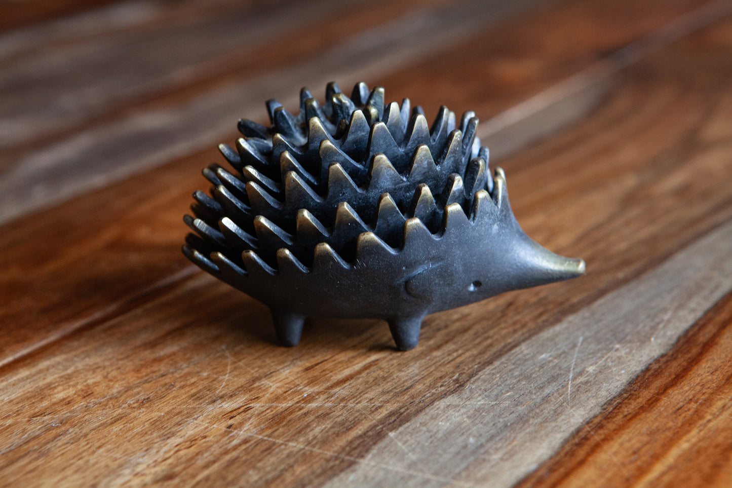 Walter Bosse Nesting Brass Hedgehog Ashtray