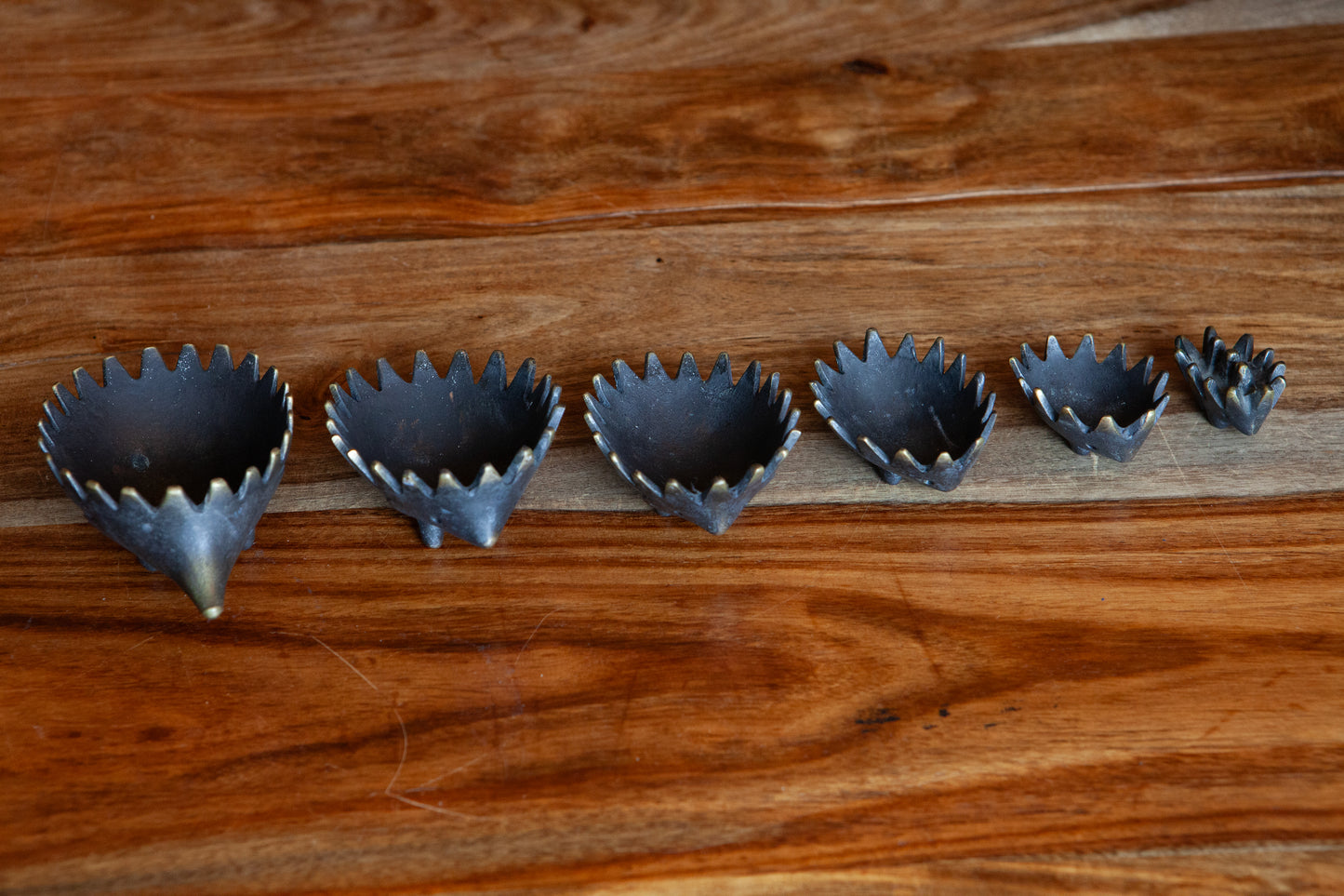 Walter Bosse Nesting Brass Hedgehog Ashtray