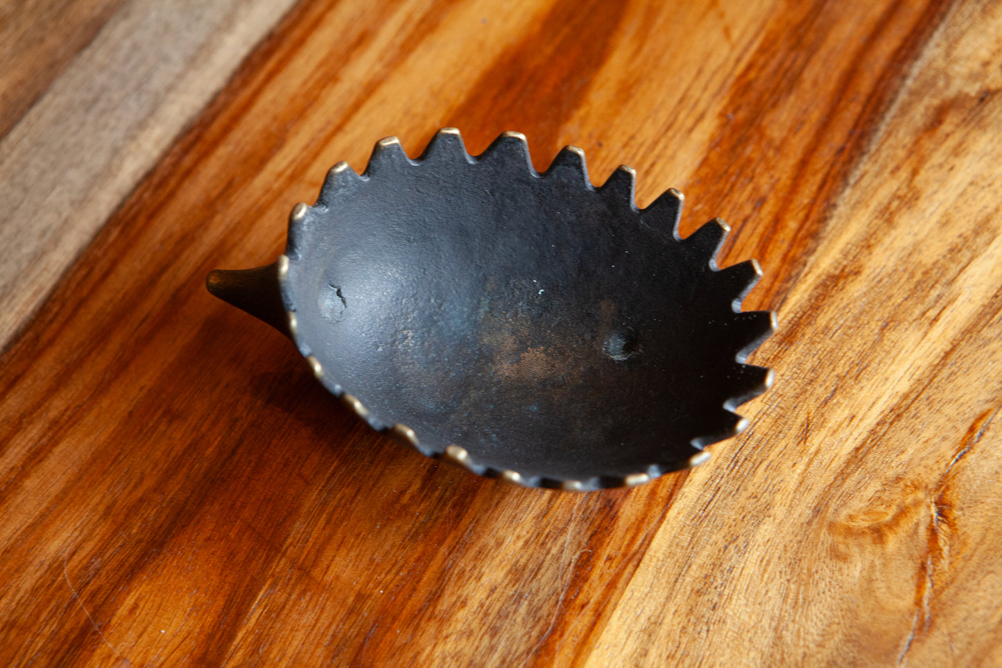 Walter Bosse Nesting Brass Hedgehog Ashtray