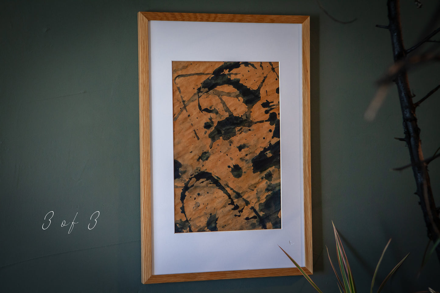 Pigeon Tree Dyeing Table Original Art- Numbered Series of 3 (2025)