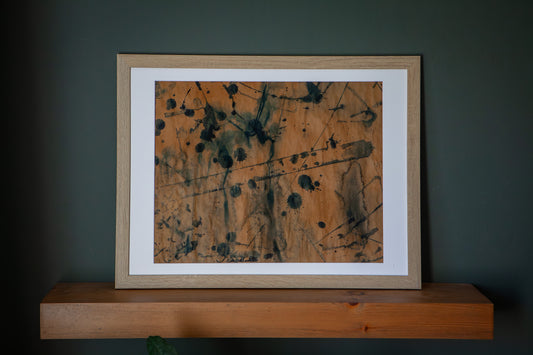 Pigeon Tree Dyeing Table Original Art- "The Belt" (2025)