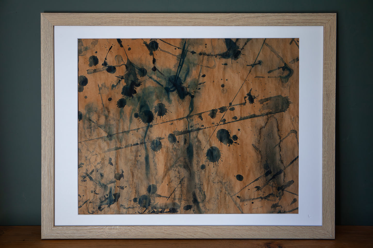 Pigeon Tree Dyeing Table Original Art- "The Belt" (2025)