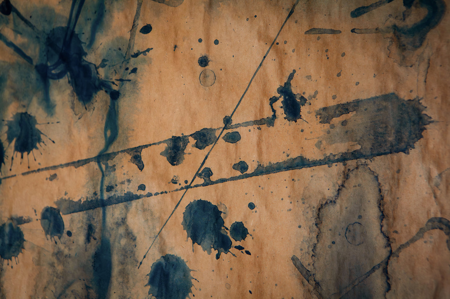 Pigeon Tree Dyeing Table Original Art- "The Belt" (2025)