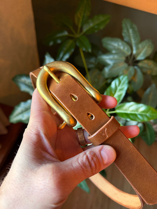 37" Prototype Japanese Brass Shackle Belt