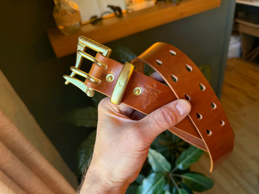 37.5" Brown Tarnsjo Double Prong Brass Quick Release