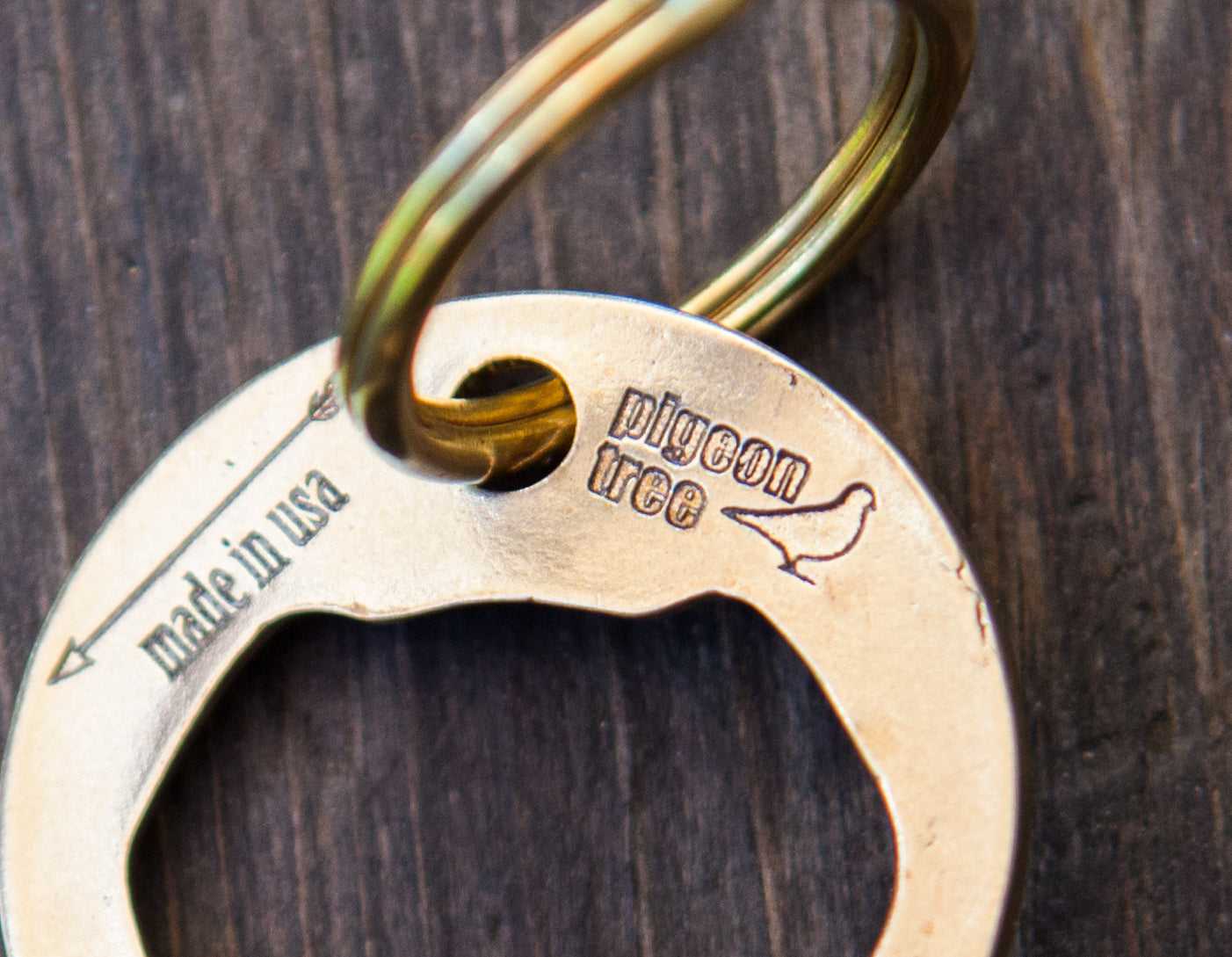 Recycled Brass Bottle Opener Keychain Version 2.0 - Cast in Los Angeles
