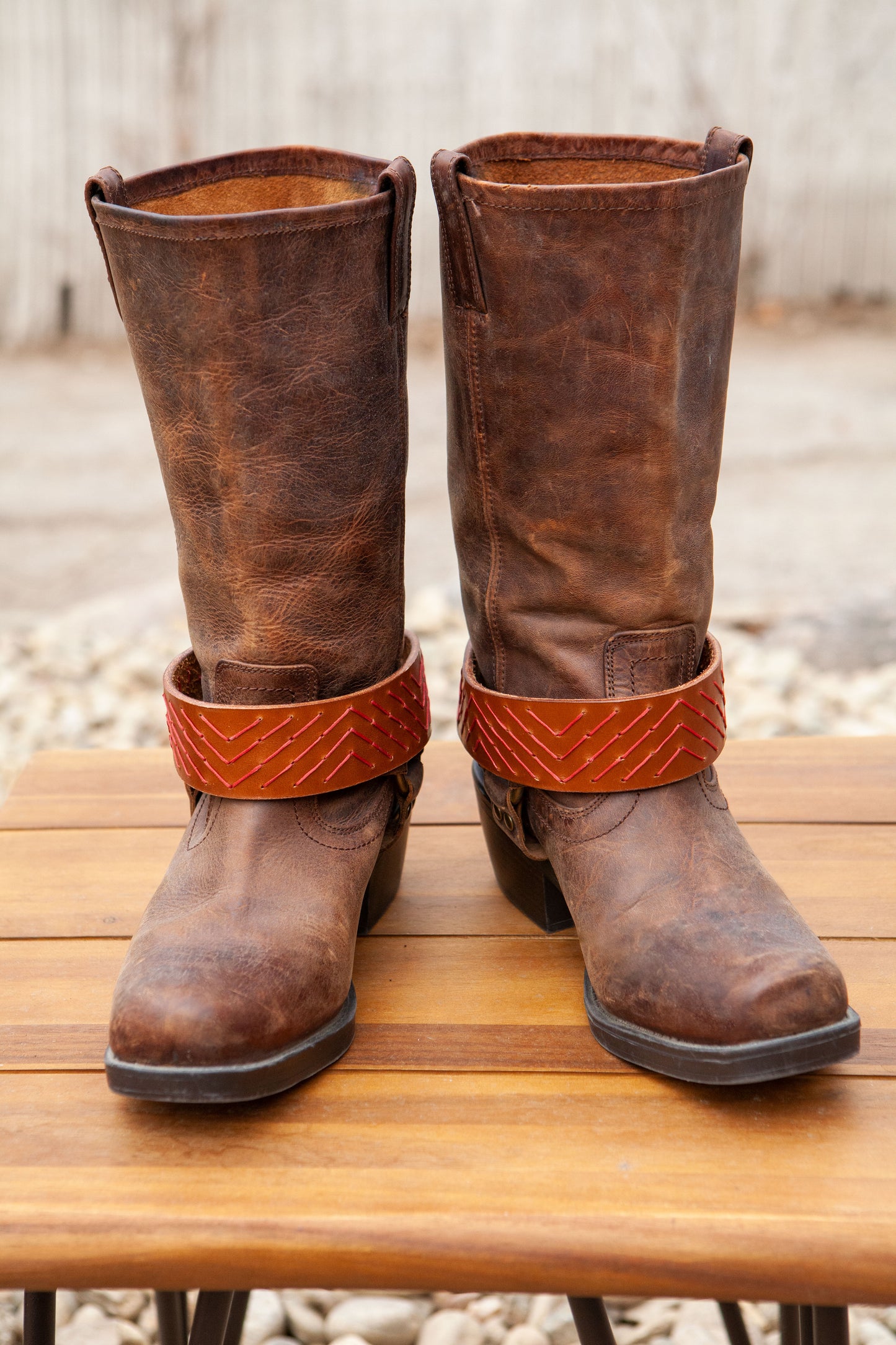 Arcadia - Handmade Premium Leather Boot Cuffs by Hoof & Heel