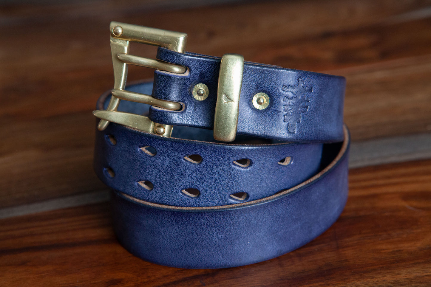 The Japan Edition Double Prong Quick Release - Navy Japanese Bridle