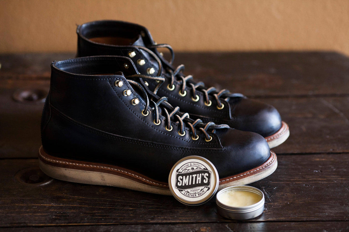 Smith's Leather Balm - Handmade using only three all natural ingredients